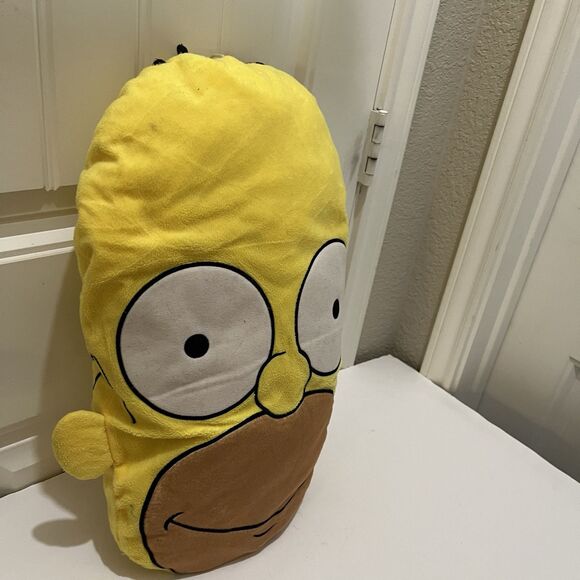 The Simpsons Plush 20" HOMER SIMPSON FACE PILLOW - Picture 4 of 11